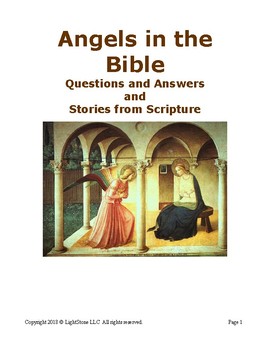 Preview of Angels in the Bible (Catholic)
