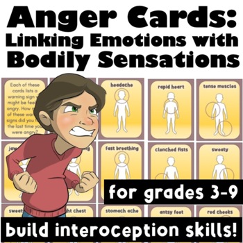 Preview of Anger Cards: Linking Emotions with Bodily Sensations I Interoception