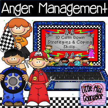 Preview of Anger Management: 10 Ways to Calm Down PowerPoint plus SMARTboard versions