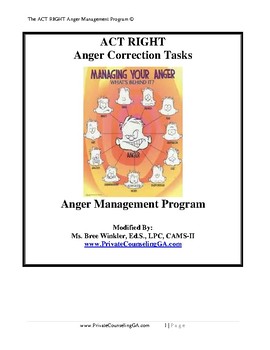 Preview of Anger Management: An Interactive Workbook