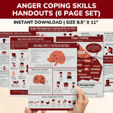 Anger Management Coping Skills Psychoeducation Bundle - Sc