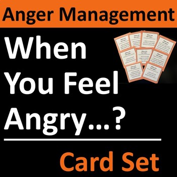 Preview of Anger Management Student Activity or Writing Prompts