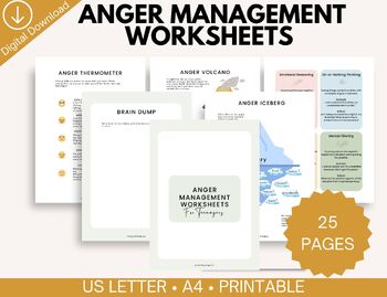 Preview of Anger Management & Coping with Emotions | Social Emotional Learning Lessons