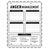 Anger Management Worksheet | Dealing with Anger | Coping w
