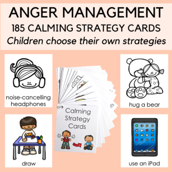 Anger Management for Kids: 185 Calming Strategy Cards