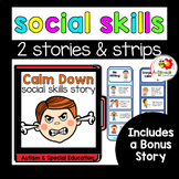 Social Narratives Supports 2 Stories- Hitting out & I Need