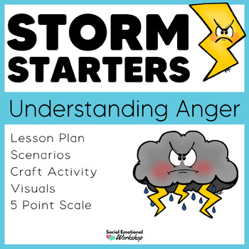 Preview of Anger Management Worksheets & Activities | Anger Thermometer | Counseling