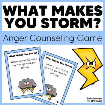 Preview of Anger Triggers: Anger Management Game for School Counseling