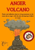 Anger Volcano *Emotional regulation *Poster *Worksheet