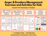 Anger and Emotion Management Worksheets | 18 Activity + Ex