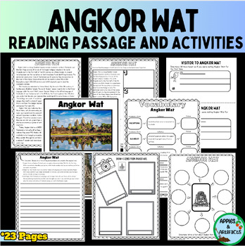 Preview of Angkor Wat Informational Reading Passage and Activities