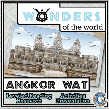 Preview of Angkor Wat - Leveled Reading, Slides, Printables, Activities & Digital INB