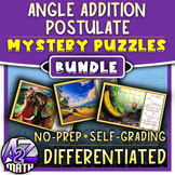 Angle Addition Postulate Activities Digital Pixel Art 3 Le