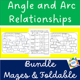 Angle Arc Relationships in Circles Bundle - Mazes, Referen