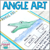 Angle Art Drawings Geometry Math Activity