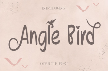 Preview of Angle Bird Font