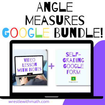 Preview of Angle Measures - Google Forms Bundle! (Includes 9 different Google Forms!)