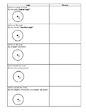 Angle Measures in Circles Graphic Organizer