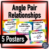 Angle Pair Relationship Posters