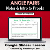 Angle Pair Relationships Digital Lesson with Google Slides