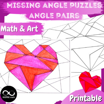 Preview of Angle Pair Relationships Parallel Lines Cut by a Transversal Math & Art Project