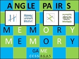 Angle Pairs Relationships Formed by Transversal - Memory G