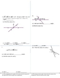 Angle Pairs with Factoring and Systems