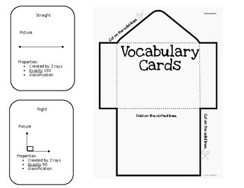 Preview of Angle Relationship Flash Cards