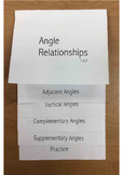 Angle Relationship Foldable