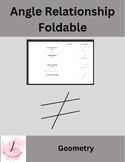 Angle Relationship Foldable with parallel lines and a transversal