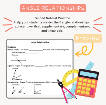 Preview of Angle Relationships