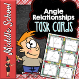 Angle Relationships - 36 Task Cards