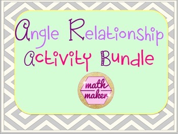 Preview of Angle Relationships 7th Grade Bundle