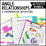 8th Grade Angle Relationships Activity Bundle