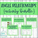 Angle Relationships Activity Bundle - 5 Fun Low-Prep Activ