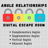 Angle Relationships (Adj., comp., supp., vertical) - Digit