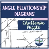 Angle Relationships Challenge Diagrams