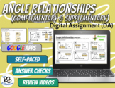 Angle Relationships  - Digital & Printable Lesson