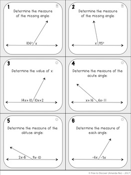 angle relationships activities discovery and practice bundle tpt