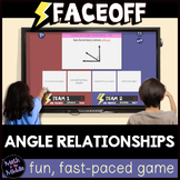 Angle Relationships Game - Digital Math Review Game - Faceoff