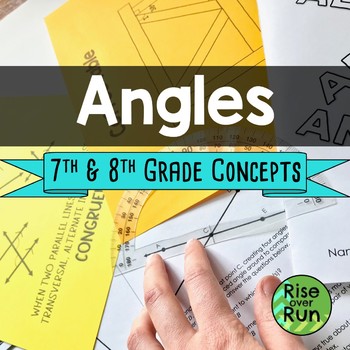 Preview of Angle Relationships Activities for Middle School