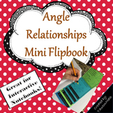 Angle Relationships Mini Flip Book for Interactive Notebook