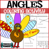Angle Relationships Personalized Thanksgiving Turkey Color