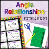 Angle Relationships Posters and Interactive Notebook INB S