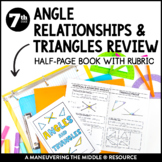 Angle Relationships & Triangles Review Booklet | Classific