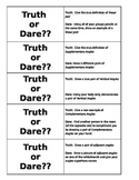 Angle Relationships Truth or Dare Activity