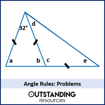 Angle Rules and Angle Problems by Outstanding Resources | TPT