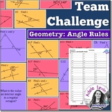 Angle Rules (TEAM CHALLENGE task cards)