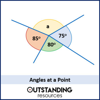 Preview of Angle Rules at a Point and on a Straight Line Lesson