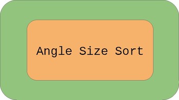 Preview of Angle Size Sort